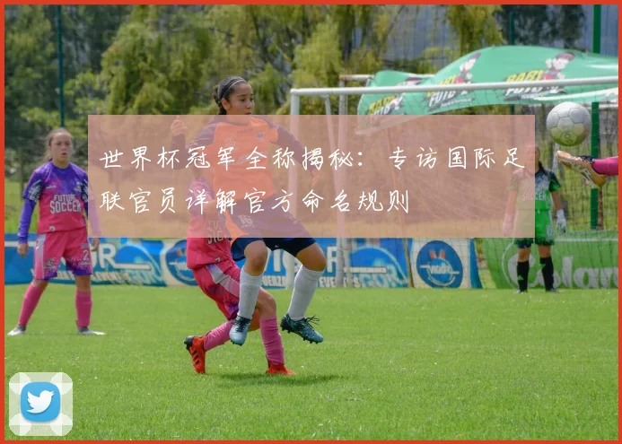 世界杯冠军全称揭秘:专访国际足联官员详解官方命名规则