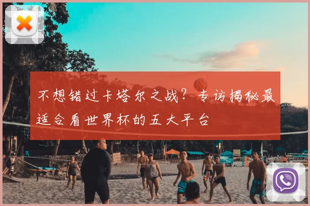 不想错过卡塔尔之战？专访揭秘最适合看世界杯的五大平台